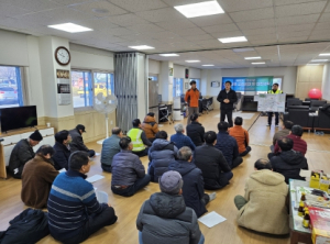 대구공공시설관리공단, 제설작업 대비 최종 실전 모의훈련 실시