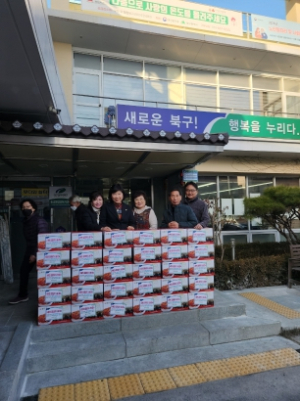 대구 북구, 대구농협본부 김장김치 40박스 기탁