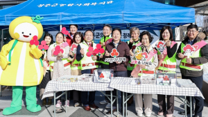 성주군, 사랑의열매 나눔봉사단 거리 모금