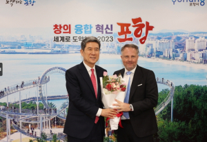 이강덕 시장, 주한 덴마크 대사와 그린수소 분야 상호 협력 방안 논의