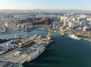 포항 도심 교통의 허브이자 랜드마크 될 ‘동빈대교’ 건설 순항 중
