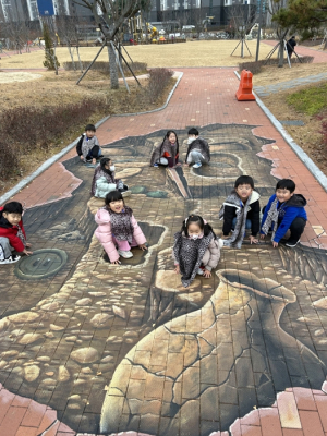 달서구,  색다른 재미의 선사시대로 트릭아트 포토존 설치