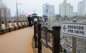 영천시, 망정우로지 산책로 시화거리 조성