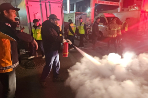 대구공공시설관리공단 농수산물도매시장 관련상가,‘야간 화재 취약 시간대 합동소방훈련’실시