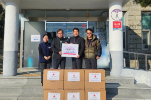 한국공항공사 울진운영단, 울진군 기성면에 160만원 상당 전기매트 기탁