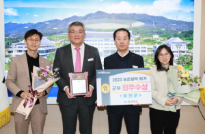 예천군, 경상북도 농촌활력평가 `최우수` 수상