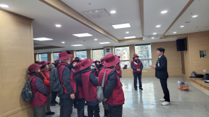 경산시 서부2동, 노인일자리 사업 안전교육 실시