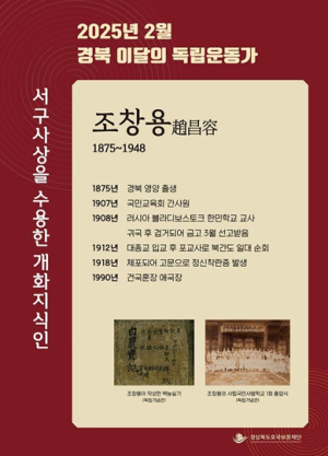 2025년 경북 2월의 독립운동가 조창용(영양) 선정