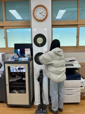 의성교육지원청 학교 공기청정기ㆍ정수기 개학 전 사전 점검