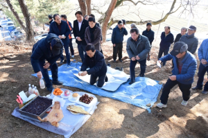 고령군 쌍림면 학림산악회, 새해맞이 시산제 지내