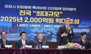 포항 소상공인 지원을 위한 희망 신호탄 쐈다! 특례보증재원 협약 체결
