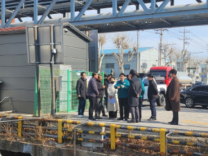 대구염색산단 핑크빛 폐수 유출 현장점검 및 대책 강구