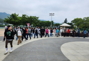 수성구, 3050 중장년 대상 ‘인터벌 워킹 클럽’ 첫 운영