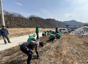 고령군 쌍림면 새마을회, 봄맞이 화단 정비