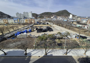 문경시, 문경여중 통학로 인도 정비 완료!