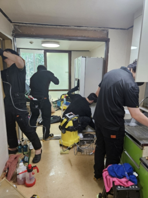 대구 동구, 관내 청소업체와 함께 봉사 활동 실시