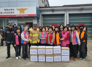 봉화군 생활개선봉화군연합회, 산불 피해 현장에 사랑의 간식전달