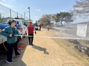 김천시 아포읍, 산불 초동 진화 훈련으로 철저한 준비!!