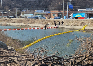 영덕군, 산불 소각 잔재물 하천 유입 차단 총력