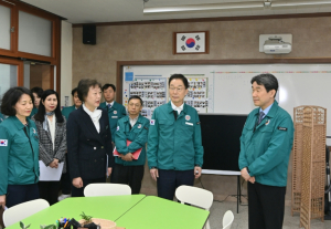 경북교육청, 이주호 부총리와 함께 산불 피해 입은 의성여자고등학교 방문