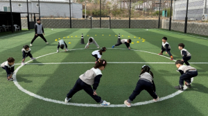 김천동신초등학교병설유치원, 전인적 발달을 위한 축구교실 참여