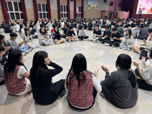 김천 율곡고등학교 1학년 야영수련활동 마쳐