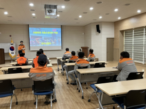 성주군 대가면, 의용소방대 4월 정기교육 실시