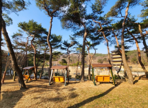 김천시시설관리공단, 사명대사공원 흔들그네형 퍼걸러 설치