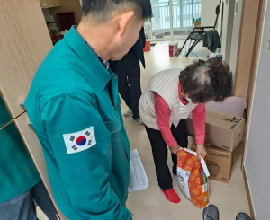 안동시, 공공임대주택 입주 이재민에 생필품 지원