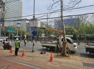 대구공공시설관리공단, 도심 주요도로 LED 가로등 교체공사 실시