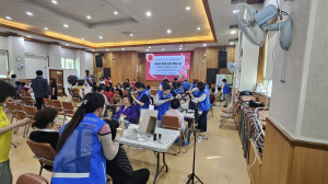 대구공업대 헤어디자인과, 달서구 노인 종합 복지관 장수사진&리마인드웨딩 봉사활동 펼쳐