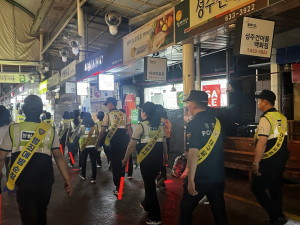 달서경찰서, 진천·월배 일대 민·경 합동 순찰 실시