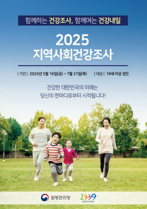 대구광역시, 2025년 지역사회건강조사 실시