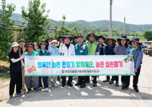 영천시 농촌지도과, 영농철 농촌일손돕기에 두 팔 걷어