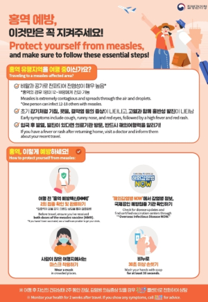 영천시, 홍역 해외 유입 증가에 따른 예방접종 및 감염 예방수칙 준수 당부