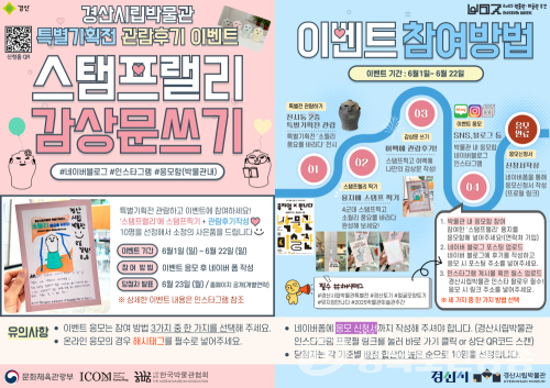 경산시립박물관, ‘뮤지엄×만나다’ 공모 선정…특별기획전 연계 관람후기 이벤트 진행