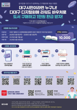 대구광역시 블록체인 기반 디지털화폐 결제 체험 이벤트 개최