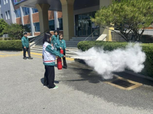 상주시 의회청사(보건소) 자체소방훈련 실시