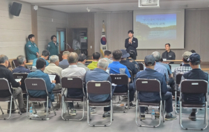 군위군, 우기 대비 배수펌프장 점검 및 저수지관리자 교육 실시