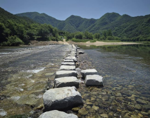 안동시 퇴계예던길 4, 5코스 연결 징검다리 개통