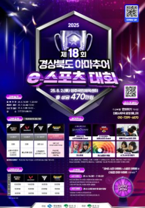 영주시 2025년 제18회 경북 e스포츠대회, 영주에서 개최
