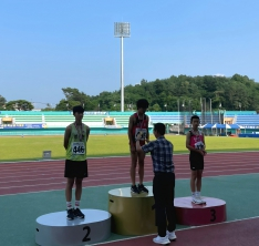 영양교육지원청, 경북교육감배 육상대회서 금메달 획득... 영양중 정수현 학생 쾌거