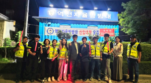 김천시 평화남산동장, 역전 자율방범대 방문 격려