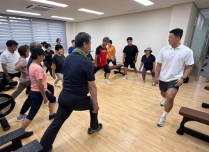 김천시 개령면 어울렁더울렁센터 헬스동아리 강습 실시