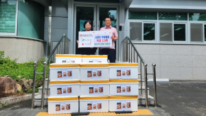 고령군, 명선푸드(대표 이명선) 사랑의 물품 막창 225팩 기탁