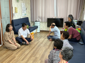 경주시 조지희 신임 선도동장, 경로당 방문인사