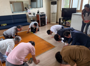 강구식 신임 보덕동장, 경로당 점검 및 방문 인사