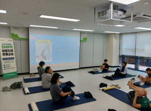 포항시 북구보건소, 여름방학 자녀와 함께하는 바른자세 운동교실 운영