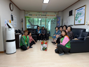 고령 다산면 자율방재단, 무더위쉼터 점검 나서