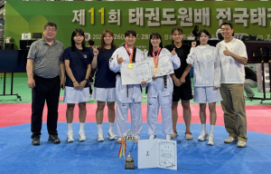 경주시청 태권도팀, 태권도원배 전국선수권 개인종합 3위